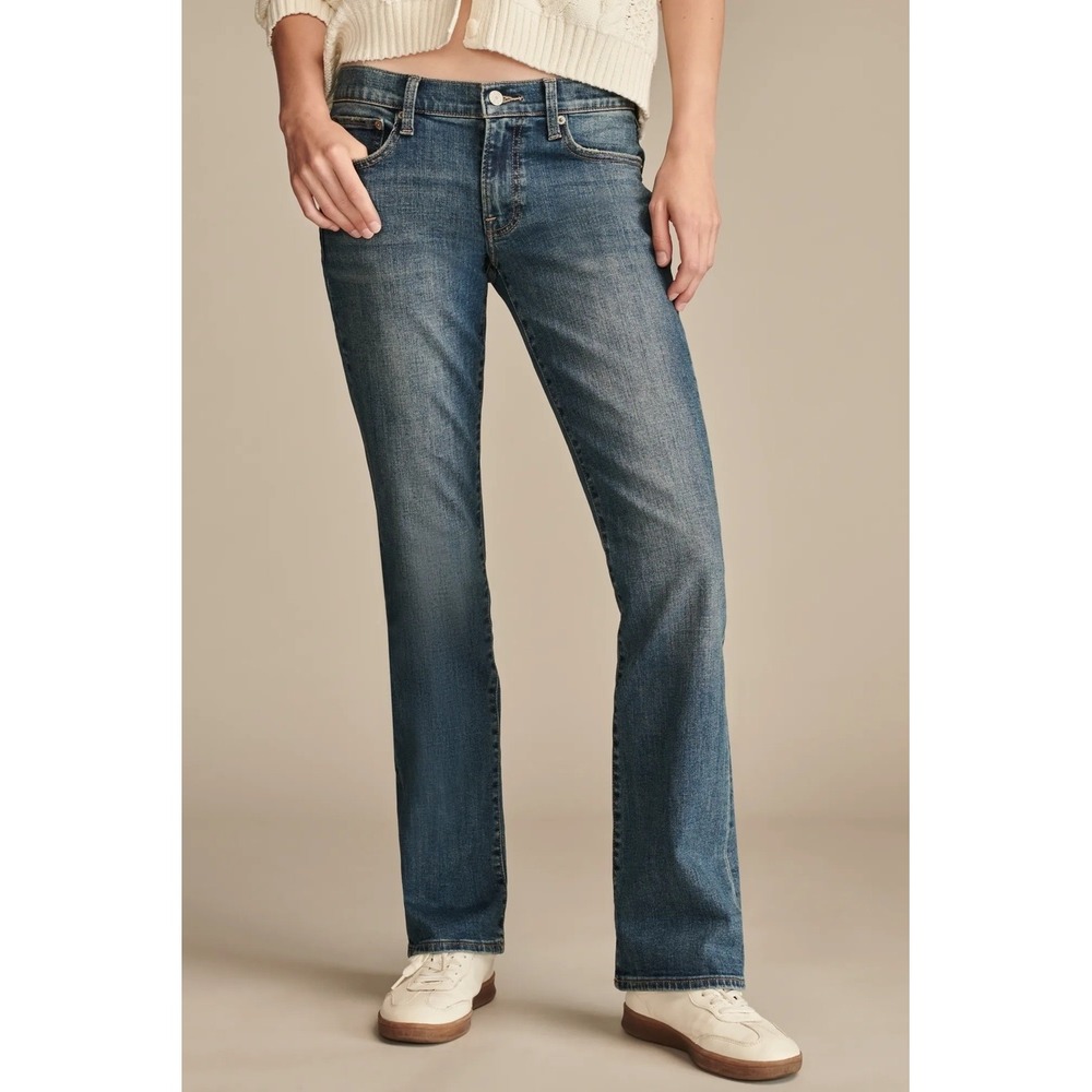 Lucky Brand Jeans Womens 12 Sweet Boot Medium Wash Bootcut Blue Denim Western